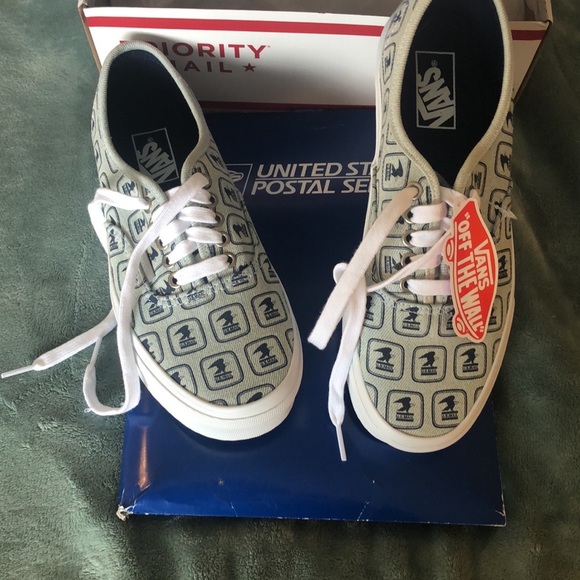 USPS Vans X womens size 9.5 mens size 8 NWT - Picture 2 of 2